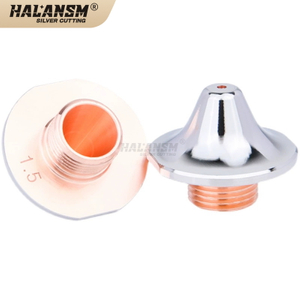 HALANSM&reg; HLN-CR-AM2520 Amada single layer fiber laser nozzle OD25 H20 1.5 mm copper