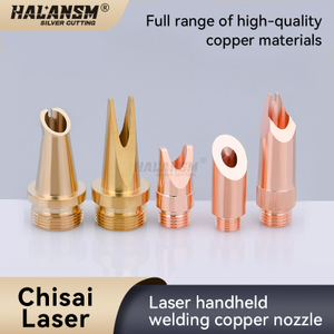 HALANSM&reg; handheld fiber laser welding copper nozzle overview for Weiye WSX Hanwei Qilin guns