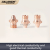  HALANSM&reg; PRECISE 3D M6 2.0mm bore copper nozzle top view