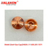 HALANSM&reg; Kjellberg Z4020 swirl gas cap top view 2.0 mm bore