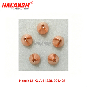 HALANSM Nozzle L4-XL / 11.828.901.427 for Kjellberg PB-S70 PB-S75 plasma torch, copper tip