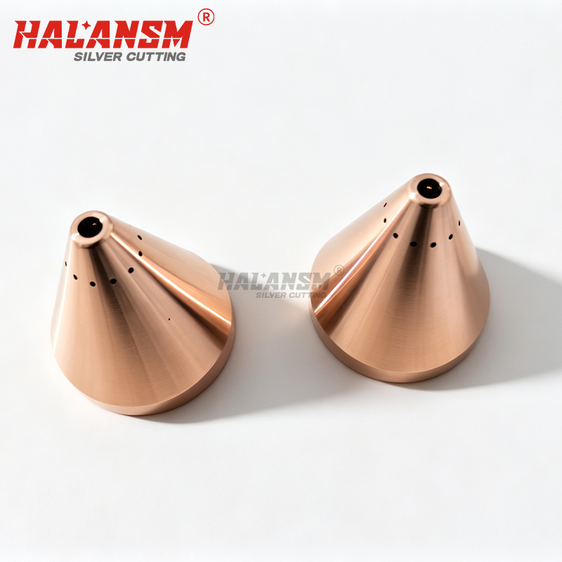 HALANSM 420735 Bevel Nozzle for Hypertherm MAXPRO200 plasma cutting torch, compatible 130A extreme bevel consumables for mild steel