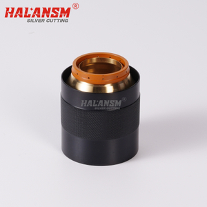 HALANSM 220740 bevel nozzle retaining cap compatible replacement for Hypertherm HPR130XD HPR260XD HPR400XD plasma cutting torch, dual-amperage 130A 260A bevel retaining cap locking bevel nozzle and shield in perfect alignment