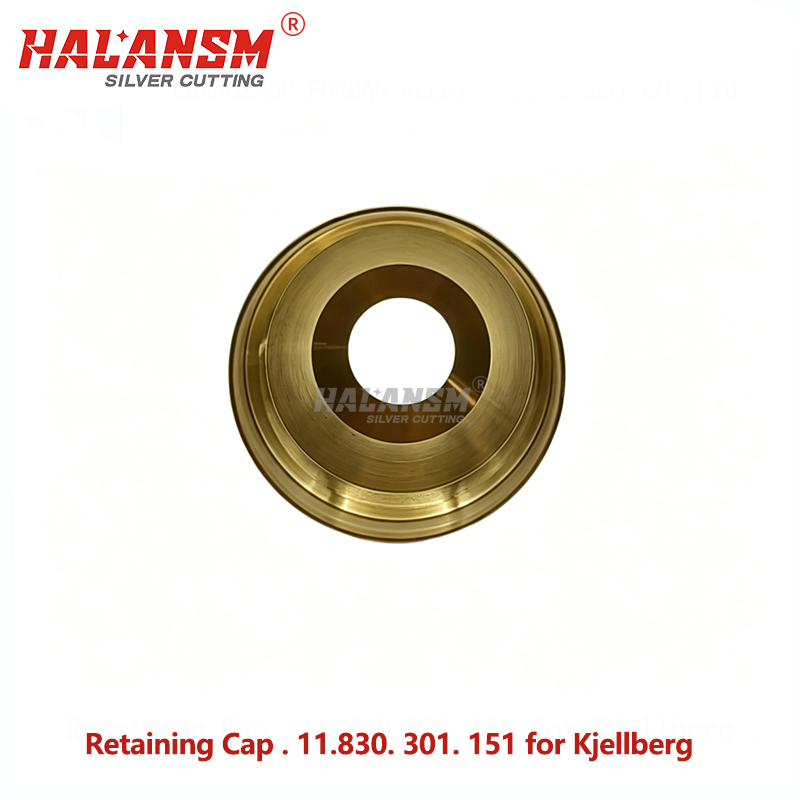 Top down view of HALANSM Kjellberg 11.830.301.151 Retaining Cap for Plasma Cutting