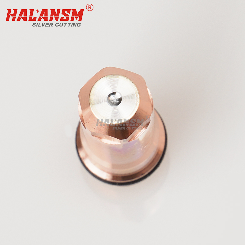 Close up of Silver Hafnium insert in HALANSM 220352 Electrode