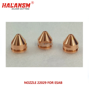HALANSM 22029 Nozzle for ESAB PT-19XL XLS Plasma Cutting Torch 100A Consumables