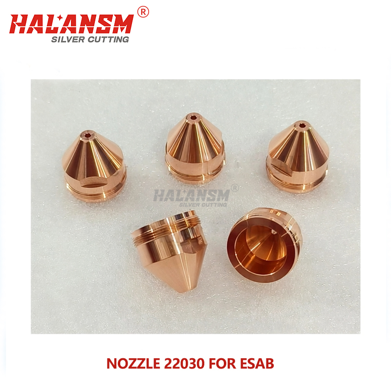 High quality replacement plasma cutting nozzle 22030 for ESAB PT36 torch from HALANSM brand