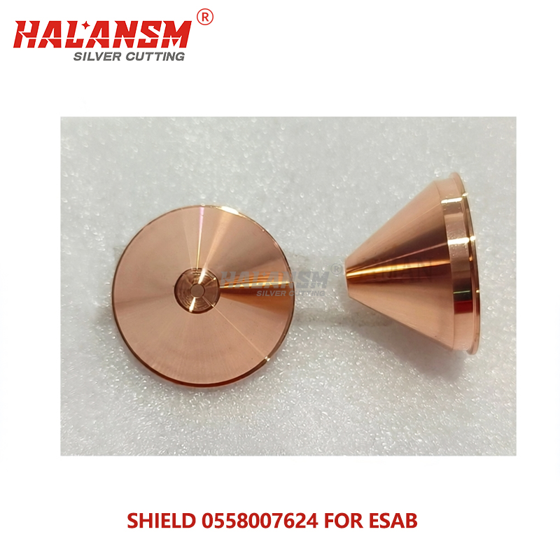HALANSM Shield Cup 0558007624 for ESAB PT36 Plasma Cutting Torch Consumables