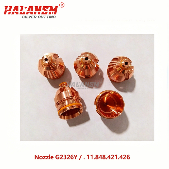 HALANSM&reg; G2326Y nozzle .11.848.421.426 for Kjellberg HiFocus 280A O₂ PerCut 450M
