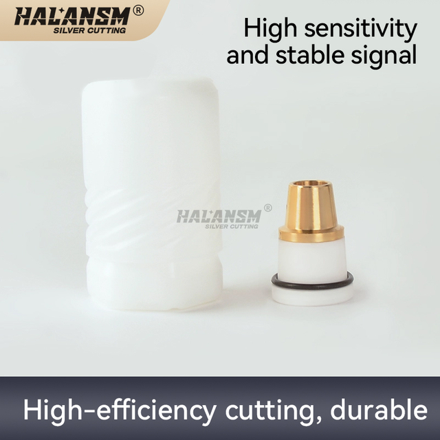 HALANSM&reg; M8 thread ceramic ring brass connector with sealing O-ring