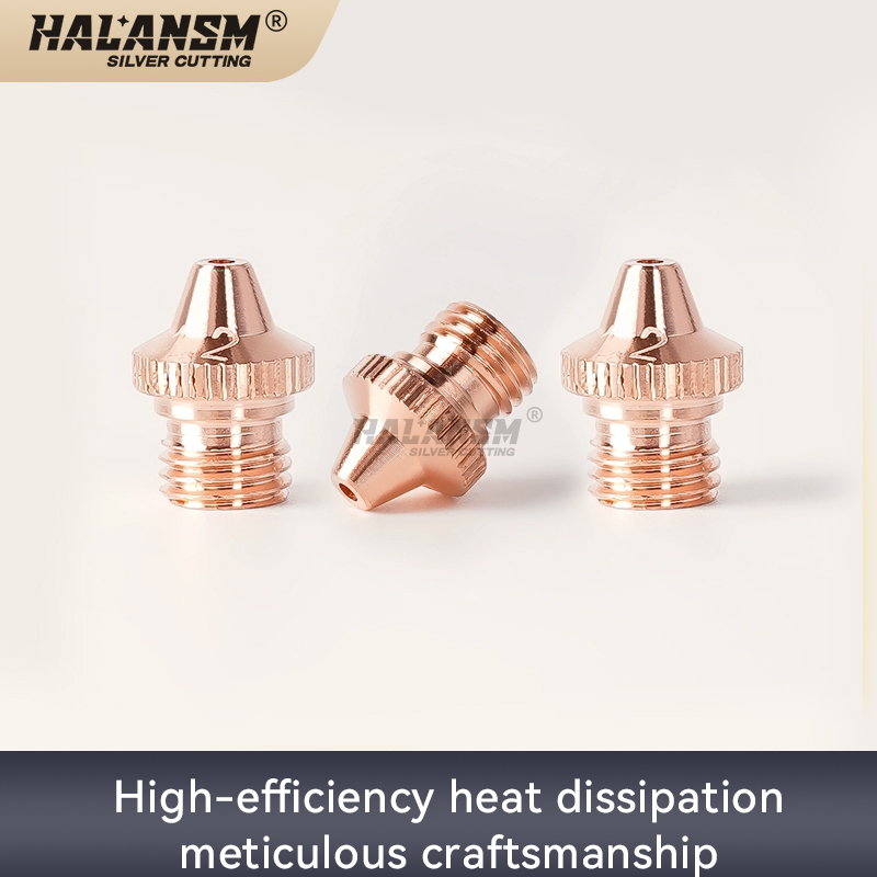 HALANSM&reg; PRECISE 3D M6 D8 H10 single-layer copper nozzle multi-angle
