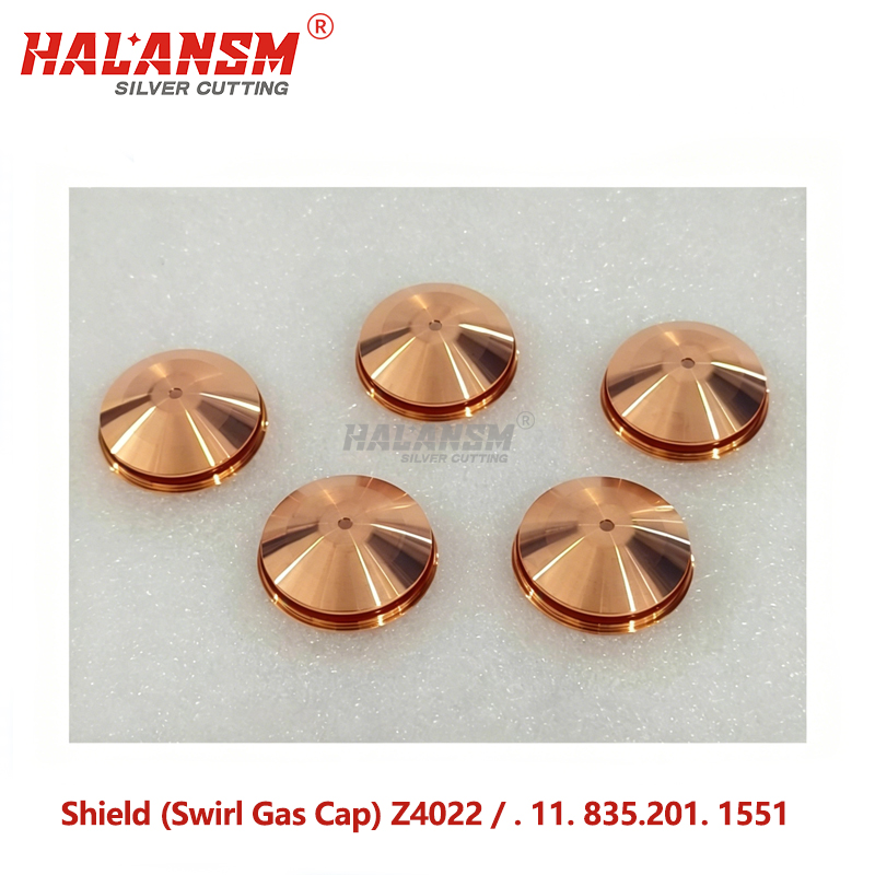 HALANSM&reg; Kjellberg Z4022 swirl cap installed with nozzle electrode