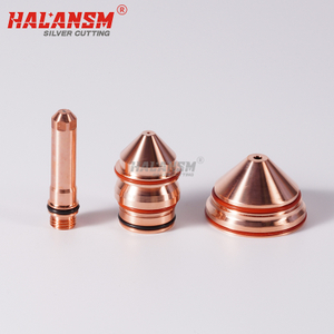 HALANSM Replacement Consumables for Hypertherm HPR 80A Bevel Cutting - Electrode, Swirl Ring, Nozzle
