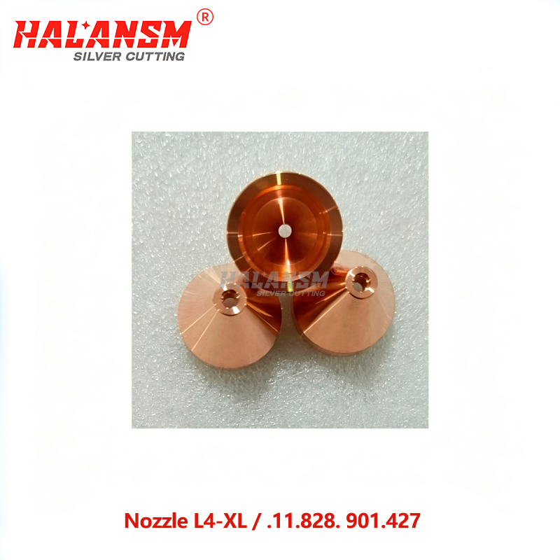 Orifice detail of HALANSM L4-XL nozzle 11.828.901.427 for Kjellberg PB-S handheld torch
