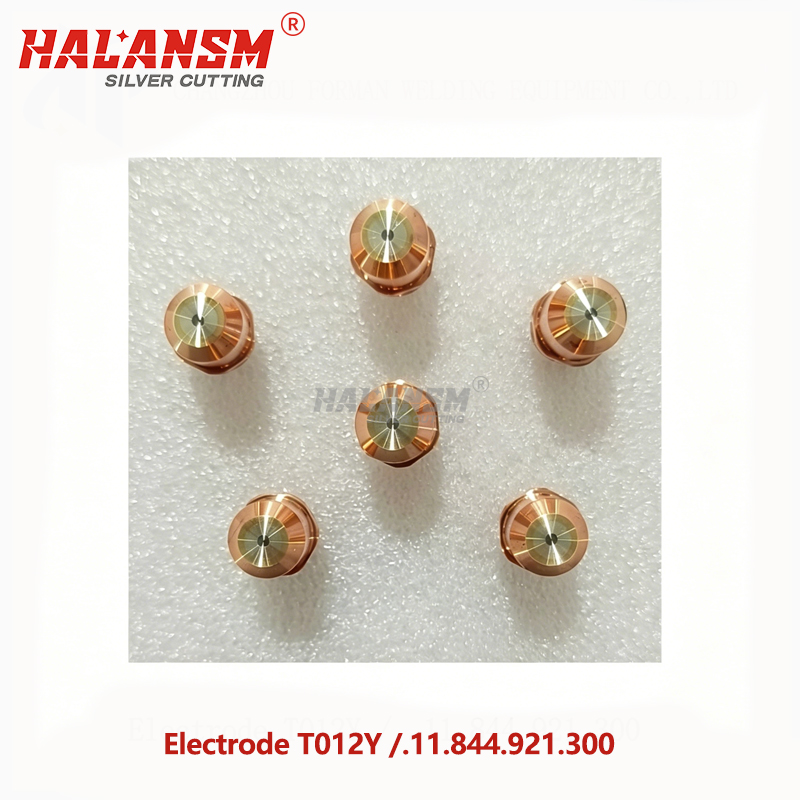 HALANSM T012Y cathode front view for Kjellberg FineFocus 800 series torches