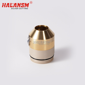 HALANSM Shield Cap and Retaining Cap 220173 compatible replacement part for Hypertherm HPR130XD HPR260XD HPR400XD plasma cutting torch 30A 50A 80A 130A