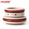 HALANSM 220553 swirl ring main view, clockwise mild steel 50A compatible replacement for Hypertherm HPR130 HPR260 HPR130XD HPR260XD HPR400XD HPR800XD HD3070 HD4070 plasma torch