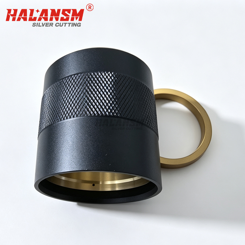 HALANSM 220760 Nozzle Retaining Cap for Hypertherm HPR260A Plasma Torch Consumables Black