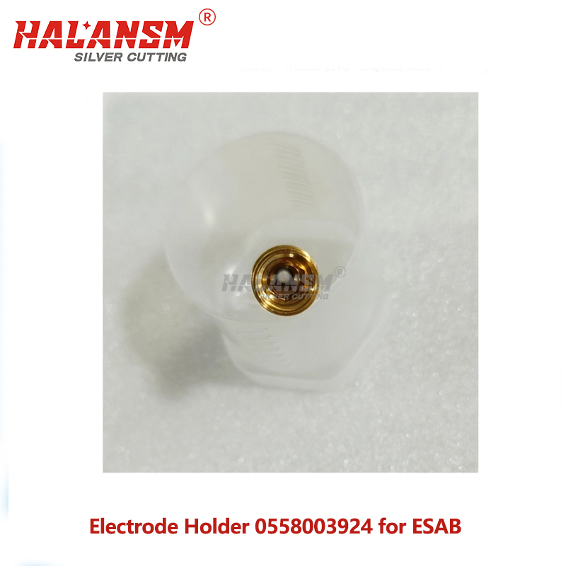 Bottom view of ESAB PT36 Electrode Holder showing connection point