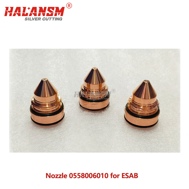 HALANSM 0558006010 Plasma Cutting Nozzle 1.0mm 50A for ESAB PT36 Consumables