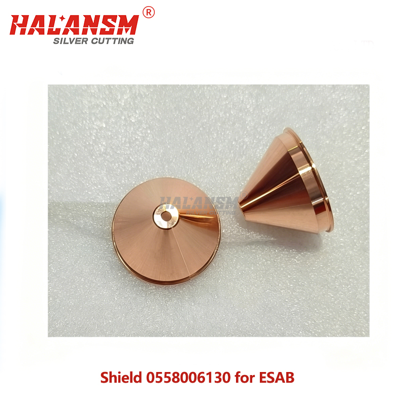 HALANSM Shield 0558006130 for ESAB PT36 Plasma Cutting Torch Consumables 3.0mm 35-50A