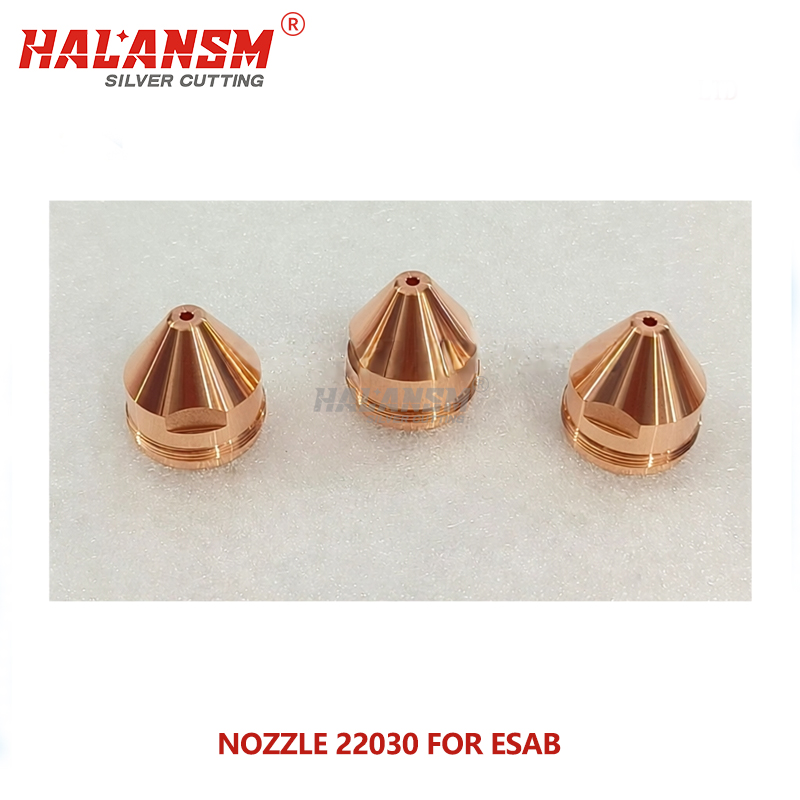 High quality replacement plasma cutting nozzle 22030 for ESAB PT36 torch from HALANSM brand