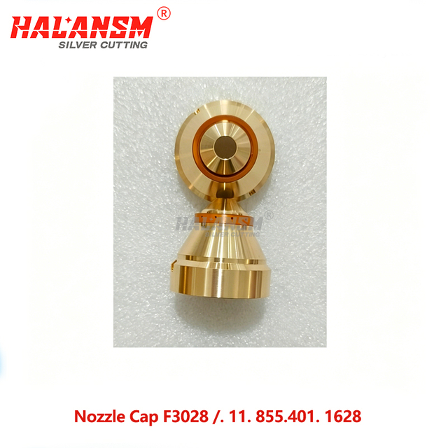HALANSM&reg; Kjellberg F3028 nozzle cap side view conical stepped seat