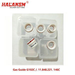 HALANSM&reg; G102C swirl ring gas guide .11.848.221.146C for Kjellberg HiFocus 280i 360i 440i, 60-200A, ceramic insulator