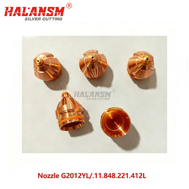HALANSM&reg; G2012YL nozzle .11.848.221.412 for Kjellberg HiFocus 130A O₂