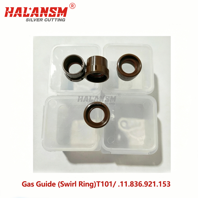 HALANSM&reg; Kjellberg FineFocus front stack T101 gas guide T012Y silver cathode T2130Y nozzle