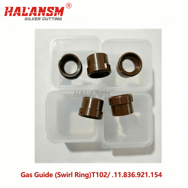 HALANSM&reg; Kjellberg T102 versus T101 gas guide swirl ring vane lead difference
