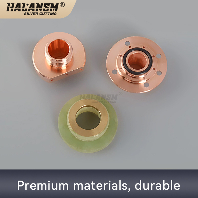 HALANSM DNE 2700 insulating ring and air vent family for laser cutting heads