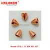 HALANSM L4-XL nozzle installed with KB-XL electrode 11.834.321.3001 on Kjellberg PB-S70 torch