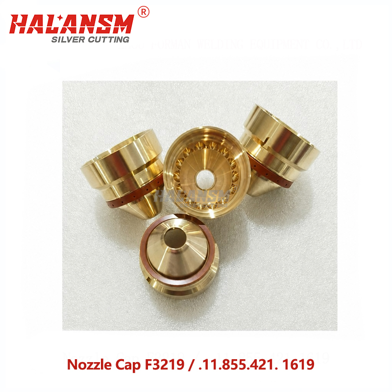 HALANSM Nozzle Cap F3219 / 11.855.421.1619 for Kjellberg Plasma Cutting Torch Consumables
