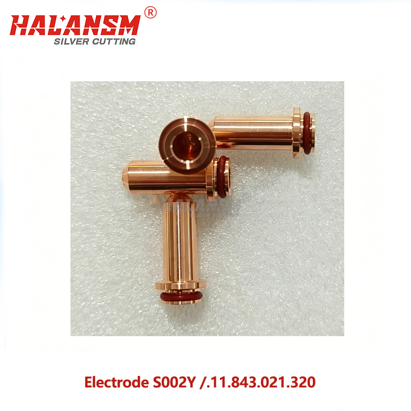 HALANSM Electrode S002Y 11.843.021.320 for Kjellberg Plasma Cutting Torch Consumables