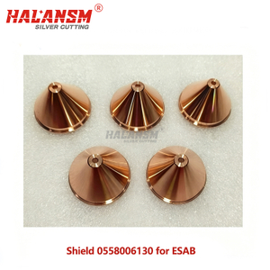 HALANSM Shield 0558006130 for ESAB PT36 Plasma Cutting Torch Consumables 3.0mm 35-50A