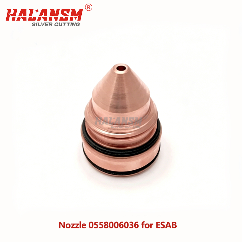 HALANSM Replacement Nozzle 0558006041 4.1mm for ESAB PT36 Plasma Cutting Torch Consumables 600A