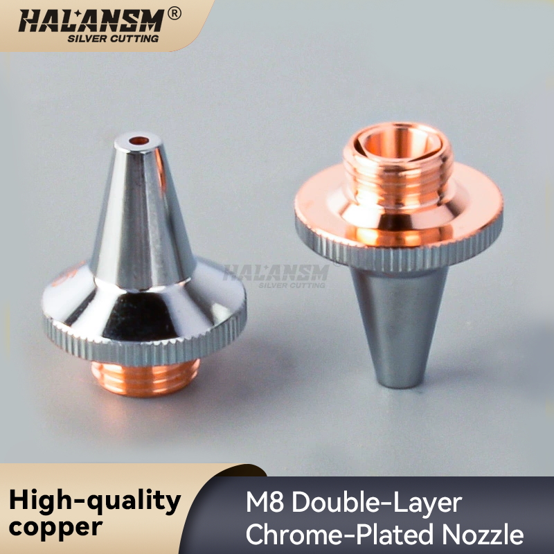 HALANSM&reg; HLN-3DM8 M8 single-layer natural copper 3D nozzle D15 H19