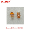 HALANSM&reg; G032Y electrode installed in Kjellberg HiFocus440i PerCut450M torch cutting 40mm mild steel plate