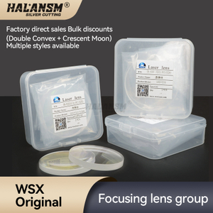 HALANSM D52-F300 composite lens box, model D52-F150 T1064, WSX laser lens packaging