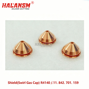 HALANSM&reg; R4140 swirl gas cap .11.842.701.159 copper vented shield for HiFocus 160i and PerCut 160 170
