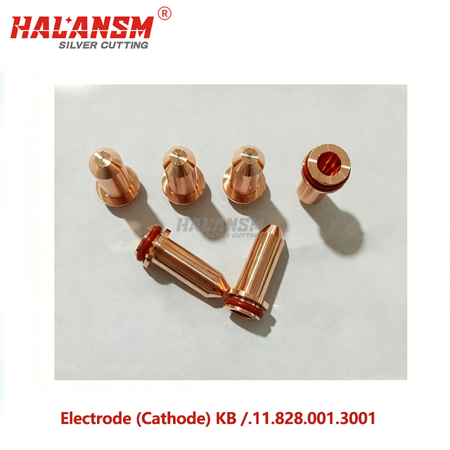 HALANSM&reg; Kjellberg KB3001 cathode electrode hafnium silver core copper .11.828.001.3001 PA-S45W air
