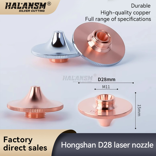 HALANSM&reg; HLN-HS-D28H15M11 single and double layer D28 copper nozzle