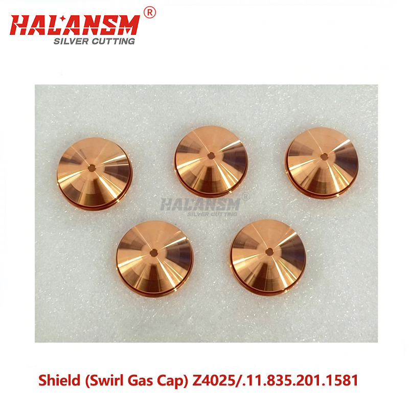 HALANSM&reg; Kjellberg Z4025 swirl gas cap 2.5 mm bore .11.835.201.1581