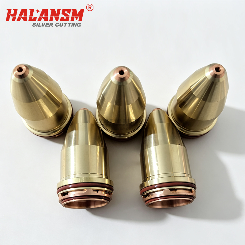 HALANSM 420734 Bevel Shield for Hypertherm MaxPro200 plasma cutting torch, 200A extreme bevel consumables