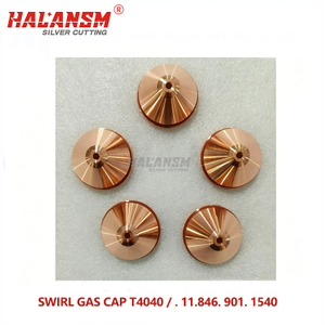 HALANSM T4040 / 11.846.901.1540 swirl gas cap and retaining cap assembly for Kjellberg HiFocus 280i/360i