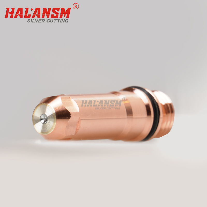 Close up of Silver Jet Orifice on HALANSM 220435 Electrode