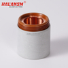 HALANSM 220936 outer shield cap with ceramic insulator ring for Hypertherm HSD130 HyPro2000 MAX200 MAXPRO200 HT2000 plasma torch 50A 130A 200A