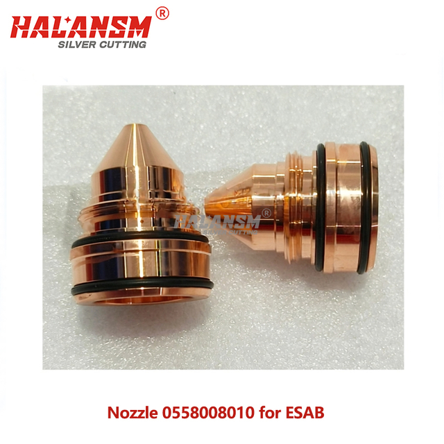 HALANSM 0558008010 1.0mm Plasma Nozzle top view ESAB PT36