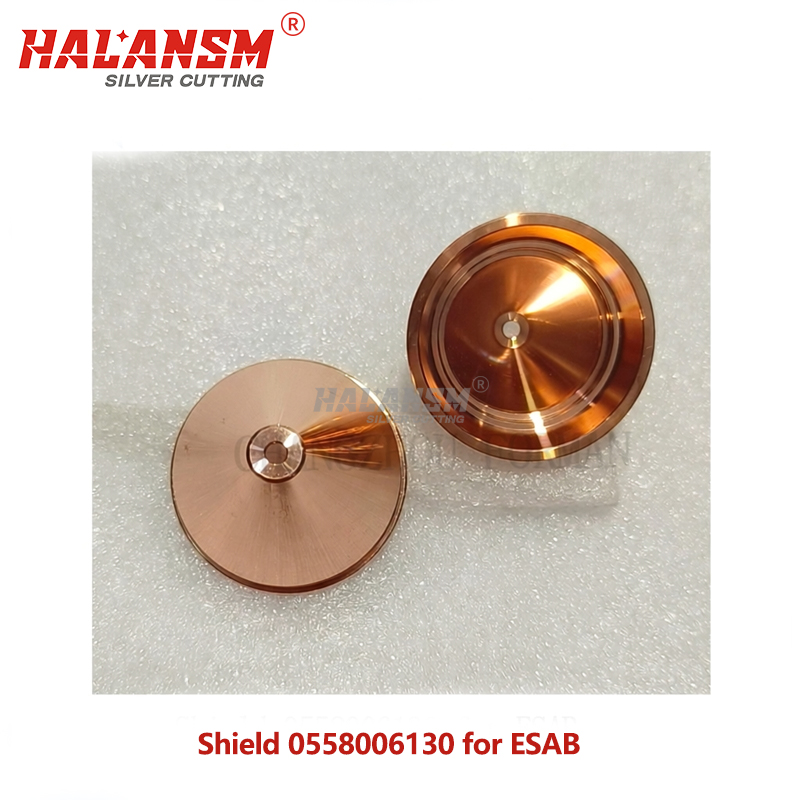 HALANSM Shield 0558006130 for ESAB PT36 Plasma Cutting Torch Consumables 3.0mm 35-50A